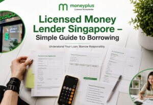 Licensed money lender Singapore borrowing guide with personal loan and repayment documents