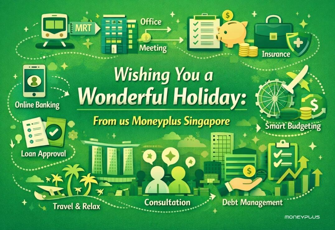 Personal Loan Singapore: Happy Holiday from Moneyplus Capital. Closed for Good Friday. Visit us near Bugis, and City Gate. Plan your loan needs early today now!