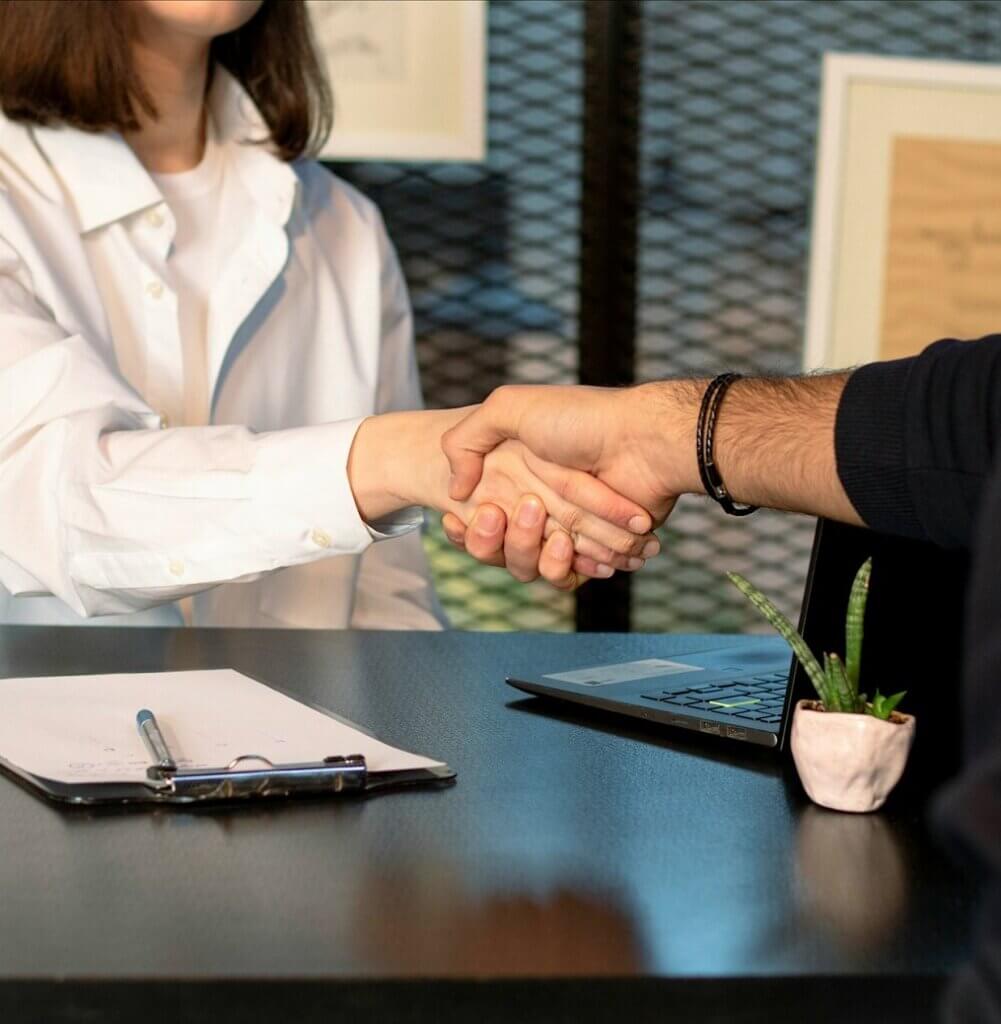 Customer completing the Bad Credit Loan Singapore process after reviewing the loan agreement at Moneyplus Capital